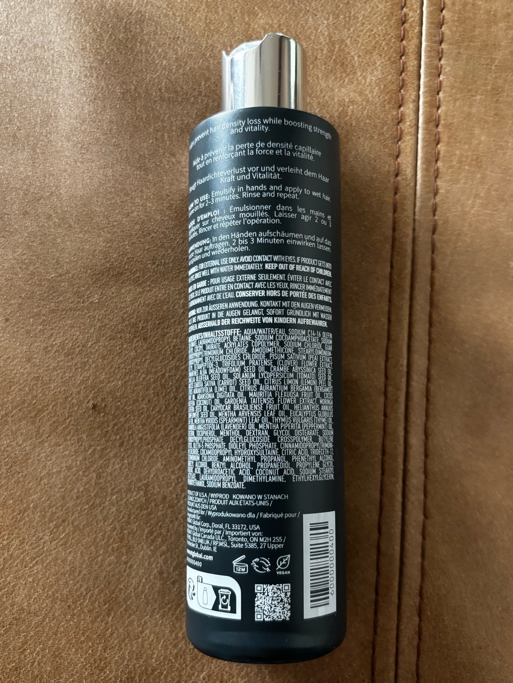 Monat Black 2 in 1 Shampoo and Conditioner with Rejuveniqe - Picture 2 of 2